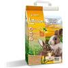 Croci Lettosan, Lettiera vegetale per roditori e Conigli a Base di tutolo di Mais, Formato 10 Litri profumata al Limone, Naturale e compostabile Super Assorbente, antiodore