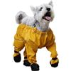Generic Pantaloni per cani con bretelle, pantaloni per cani da compagnia, stivali regolabili, stivali antiscivolo, impermeabili, protezione completa per esterni