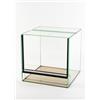 GECKOX Terrario in vetro, 30 x 30 x 30 cm, con disco