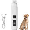 Générique Lima per Unghie Cane Elettrico, Levigatrice per Unghie Ricaricabile per Animali, 3 Velocità, Ricarica Rapida, Cappuccio Antipolvere, Levigatura Silenziosa per Piccoli per Tutte le Razze