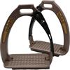 Horses Staffe Sicurezza Safety, Progettate per la Massima Sicurezza e Comfort del Cavaliere, Moderne ed Eleganti (Marrone/Nero)
