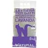 Generico Lettiera per gatti Natural Code profumata LAVANDA 5Kg, lettiera di bentonite super agglomerante, bentonite naturale, confezione da 5Kg.