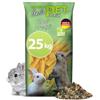 UNCLE PET Eggersmann Uncle Pet 25 kg di cibo per conigli - muesli di coniglio premium - cibo per conigli con il potere naturale di erbe e carote - accessori per conigli (sacco da 25 kg)