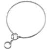 QIUMING Catena a Forma di Serpente Cane in Acciaio Inossidabile antiruggine Catene Antiscivolo in Metallo per Cani Collare da addestramento per Cuccioli Collana a Maglie cubane