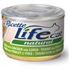Generic LIFE CAT UMIDO GATTO Natural LE RICETTE TONNO POLLO FEGATINI - OFFERTA - 6 SCATOLETTE DA 150 GR