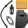UYTGFO Misura for Stihl FS120 FS200 FS250 Aria Filtro Del Carburante Linea Kit Guarnizioni Tagliaerba Strumento di Ricambio Parte 4134 140 0602 Silenziatore di Scarico