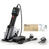 Generic Kit Stazione di Saldatura con Display LCD da 550 W con modalità Standby Pistola Ad Aria Calda, Stazione di Rilavorazione 2 in 1 a Riscaldamento Rapido per Risultati Costanti (Alta