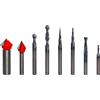 Freud 87-108: Set di 8 punte per fresatrice CNC