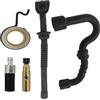 UYTGFO Adatto for Stihl MS180 MS170 018 017 MS 180 170 Motosega Ricambio Tubo Carburante Filtro Olio Linea Pompa Kit Ingranaggio a Vite Senza Fine
