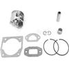 UYTGFO Adatto for motosega a gas Zenoah tipo 4500 45cc 5200 52cc 5800 58cc 43mm 45mm 45,2mm Kit cuscinetto guarnizione anello pistone universale(45mm 5200)
