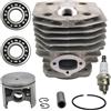 UYTGFO Adatto for motosega Husqvarna 154 154XP 254 254XP 238 Candela Cuscinetto albero motore 503503903 Kit cilindro pistone 45 mm