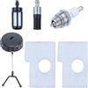 UYTGFO Fit For S-T-H-I-L 017 018 Chainsaw Parts 1130 124 0800 Spark Plug Fuel Filter Oil Filter Oil Cap MS170 MS180 Air Filter Tune Up Kit