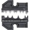 Knipex 97 49 14 Matrice a crimpare per connettori a crimpare non isolati, per connettori di giunzione non isolati, per raccordi a crimpare non isolati da 0,5 a 10 mm²