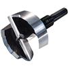 Fisch FSA-367543 - Punta per trapano Forstner a forma di squalo nero, diametro 1,27 cm, acciaio forgiato, made in Austria