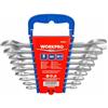 WORKPRO Set di chiavi a doppia bocca 9 pezzi