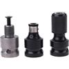 Yinxi Adattatore per mandrino per trapano da 3 pezzi/set con vite pratico convertitore adattatore per presa esagonale da 1/2 quadrato a 1/4 per avvitatore a percussione