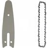 ZHLWei Piastra guida for catene for motoseghe elettriche Mini catena for motosega in acciaio Attrezzi da giardino Set di sostituzione lama accessori 4 pollici 6 pollici
