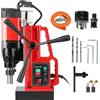 EcoExplorer Trapano magnetico portatile da 1550 W, 500 giri/min, diametro di alesatura da 5,1 cm, binario singolo, per il miglioramento industriale e domestico