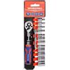 WORKPRO Set di chiavi a tazza 1/4 14 pezzi