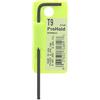 Bondhus ProHold 71809 - Chiave a L con punta a stella T9 ProHold con finitura ProGuard e braccio lungo, 7,4 cm