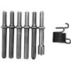 STRAFBRG Kit di 7 utensili pneumatici for rivetti ad aria compressa for impieghi gravosi,Affidabilità a lungo termine