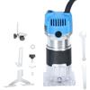 Générique 220 V/50 HZ - Taglierina per legno, 800 W, senza fili, 28000 giri/min con 1/4 Pinze per bit a filo elettrico verticale