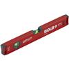 SOLA LSX16 X PRO Aluminum Box Profile Spirit Level with 2 60% Magnified Vials, 16-Inch, Red