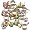 Alipis 100 Pezzi Fascette Stringitubo a Molla Metalliche per Tubi Idraulici Tubi del Gas e Radiatori Set Diametri 5-9Mm Zincate Anticorrosione per Riparazioni Auto e Impianti Acqua