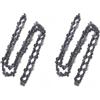 Ccedviery Catena per motosega da 25,4 cm, 3/8, calibro 109,2 cm, 40 DL, adatta per seghe a palo Milwaukee/Ryobi/Worx (modello: P546, WG322, LCS1020), confezione da 2 catene R40