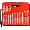 STANLEY Proto - Set di chiavi ASD combinate metriche satinate da 18 pezzi - 12 Pt. (J1200R-MASD)