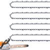 Fifchall Confezione da 4 catene per motosega Stihl 0,325 cm passo .63 Gauge 74 maglie di trasmissione 26RS 74, catene di ricambio per Stihl MS271 Farm Boss MS311 MS291 MS261 36390050074 Oregon L74, V74 e