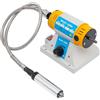 Queeucaer Lucidatrice da tavolo multifunzione con accessori, lucidatrice da tavolo, 220 V, lucidatrice per gioielli, per taglio, intaglio, foratura, levigatura, lucidatura e fresatura di diamanti, oro, pelle
