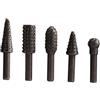 iplusmile Set 5 Pezzi Utensile Rotante Elettrico per Intaglio Legno in Acciaio Inox Buon Effetto di Levigatura