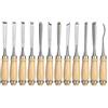 ACTINPANT 12PCS Utensili for Sgorbie for Tornio for La Lavorazione Del Legno Set Di Scalpelli for Intaglio In Materiale Cr-V for Principianti