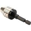 Wdfnexalai Mandrino per trapano senza chiave, adattatore a cambio rapido, codolo esagonale, 0,3-3,6 mm, bianco