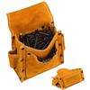 Generic da lavoro - Borsa per attrezzi per la lavorazione del legno spessa, resistente all'usura, per unghie con cintura regolabile e fibbia | organizer in vita con passante per martello