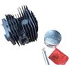 pljYocdO SET DI ANELLI PISTONE, CLIP PERNO, KIT CILINDRO 47,5 MM, Adatto for MOTOSEGA G620PU G621 62CC G620 6200