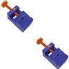 Artibetter 2 Pezzi Di Fissaggio Per Taglio Guarnizioni Mini Morsetto Da Banco Portatile Kit Morsa Da Banco Da Lavoro Impugnature Riparazione Supporto Pieghevole Morsa Da Banco Per Incisore