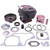 LIWaaGe Adatto for motosega MS380 038 Kit cilindro pistone frizione pignone tamburo guarnizione cerchione da 52 mm Kit di riparazione