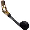 HLHLH Cinghia di ancoraggio for carichi con corda tensione for auto da 5 m x 25 mm, robusta cinghia a cricchetto, sgancio rapido for strumenti fissaggio for bagagli e borse(Black)