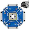 Generico Porta di saldatura magnetica, posizionatore di saldatura ad angolo fisso, Kit di supporto fisso di saldatura angolare, Potente strumento ausiliario di saldatura di aspirazione per l'installazione di t