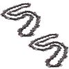 Opengardenweb 2x Catena per motosega 56 Maglie - Passo .325 - Spessore 1,3mm - Compatibili Oregon - Alta Qualità (2x Catena 56 maglie)