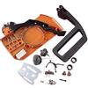 LIWaaGe Adatto for HuS 266 268 272 61 66 Kit piastra leva coperchio frizione lato freno motosega con coperchio olio ingranaggio a vite senza fine 5037366-01 5037366-01