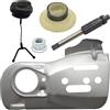 DORFEY Kit di ingranaggi a vite senza fine con piastra interna della barra della guida della pompa dell'olio adatto for motosega Husqrvan 445 450 445E 450E, parte di ricambio