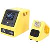 VELATEMOR Kit Stazione di Saldatura Digitale, Saldatore Intelligente da 120 W con Controllo della Temperatura e Display LCD, Riscaldamento Rapido 3S, Programma PID, Sospensione (Spina europea)