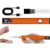 Generic Saldatore senza fili, penna per saldatura, strumenti per saldatura, 14,8 x 1,4 cm, tensione regolabile, con display digitale a LED, riscaldamento rapido per strumenti di riparazione, saldatura di