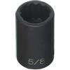 Grey Pneumatic (2120R 1/2 Drive x 5/8 Standard 12-Point Socket
