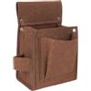 YIXANNX Borsa per unghie Borsa per attrezzi per unghie multiuso per attrezzi da costruzione Grembiule da lavoro organizer regolabile e spessa Porta organizer regolabile e spessa, Marrone, 13x19x8cm