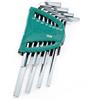 SATA ST09108SJ - Set di 12 chiavi esagonali SAE con braccio lungo, 1/19-3/8, con punte smussate e contenitore di stoccaggio, lucido