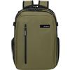 Samsonite Roader - Zaino PC 15.6, Zaino Business & Scuola con Copripioggia - per Ufficio, Lavoro & Scuola & Università - Verde (Olive)